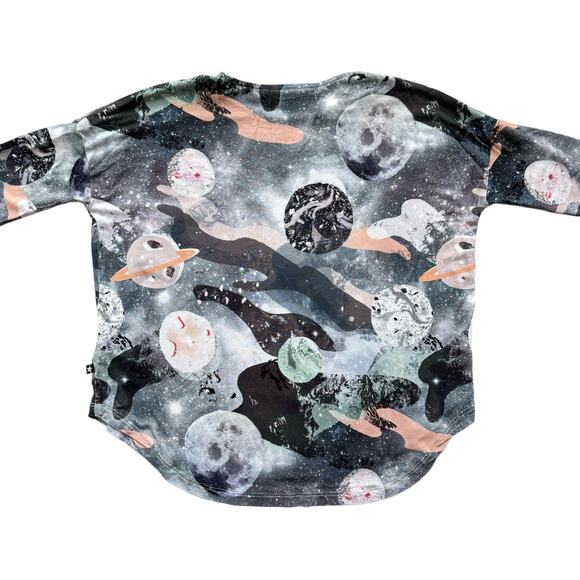 Molo Space Themed Long Sleeve Pocket Top Size 116(6y) - Picture 4 of 5